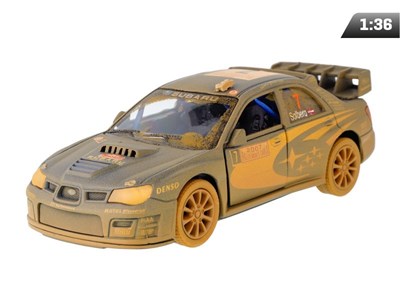 Modèle 1:36, Kinsmart, Subaru Impreza WRC 2007, vert