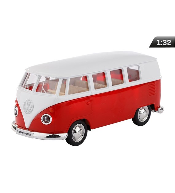 Model 1:32, RMZ VW T1 Transporter, czerwono-biały