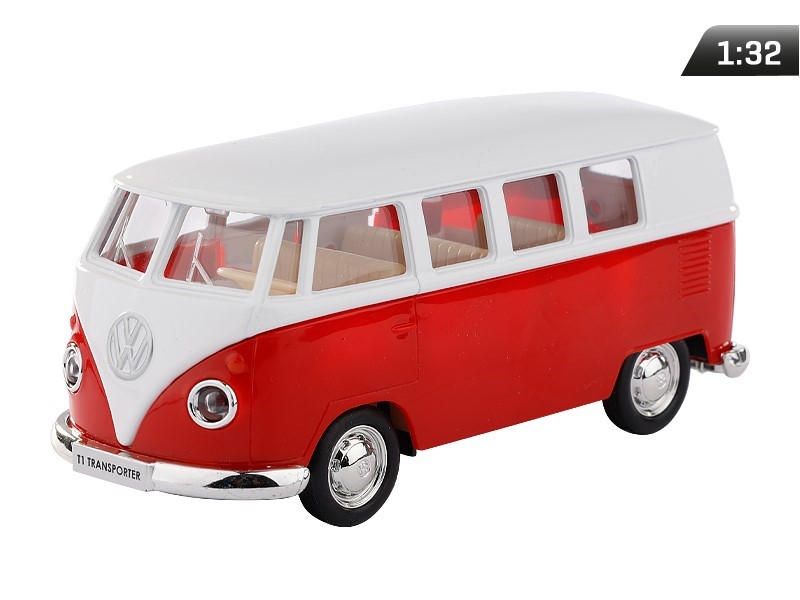 Model 1:32, RMZ VW T1 Transporter, red white