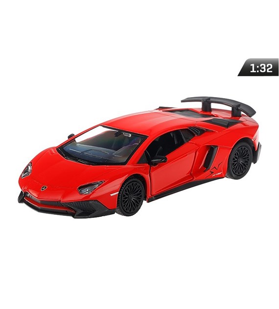 Modell 1:32, RMZ Lamborghini Aventador LP750-4 SV, Rot