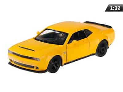 Modèle 1:32, RMZ Dodge Challenger SRT, jaune