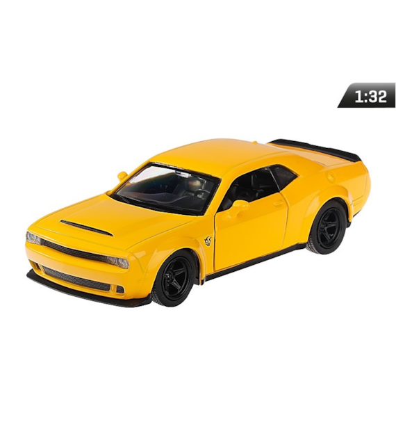 Modèle 1:32, RMZ Dodge Challenger SRT, jaune