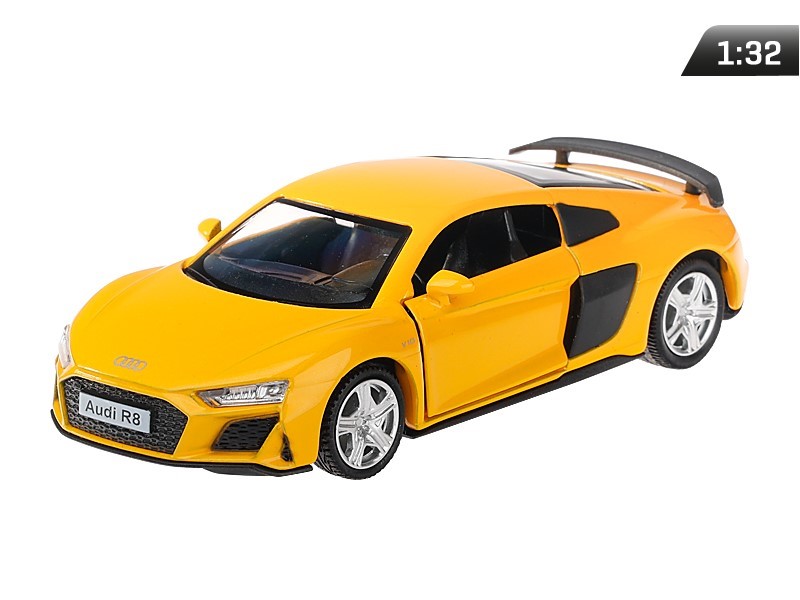Model 1:32, RMZ Audi R8 (2019), yellow - carmotion.pl platform