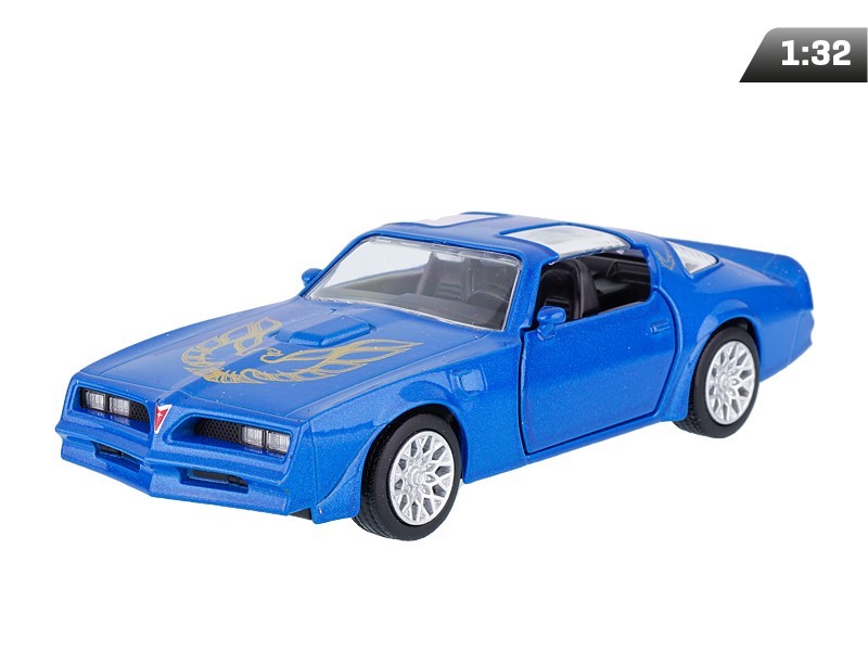 Model 1:32, RMZ 1978 Pontiac Firebird, niebieski