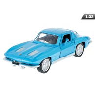 Model 1:32, RMZ 1963 Chevrolet Corvette Stingray Split Window, niebieski