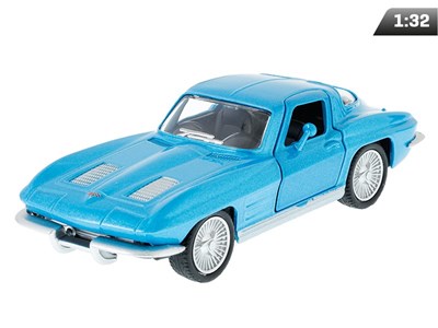 Model 1:32, RMZ 1963 Chevrolet Corvette Stingray Split Window, blue