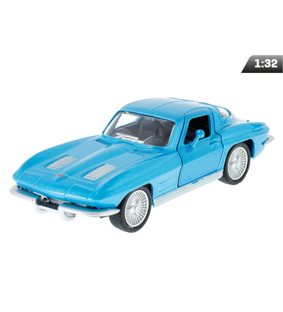Modèle 1:32, RMZ 1963 Chevrolet Corvette Stingray Split Window, bleu