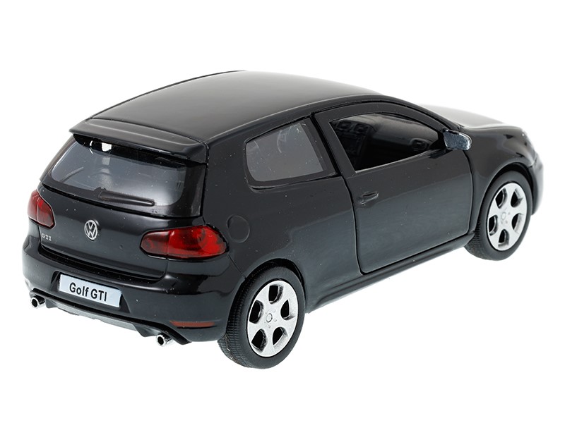Rmz City Volkswagen Golf GTI 5Inch Diecast Model Collectible Series Vehicle with Opening Doors & Pullback Action Black