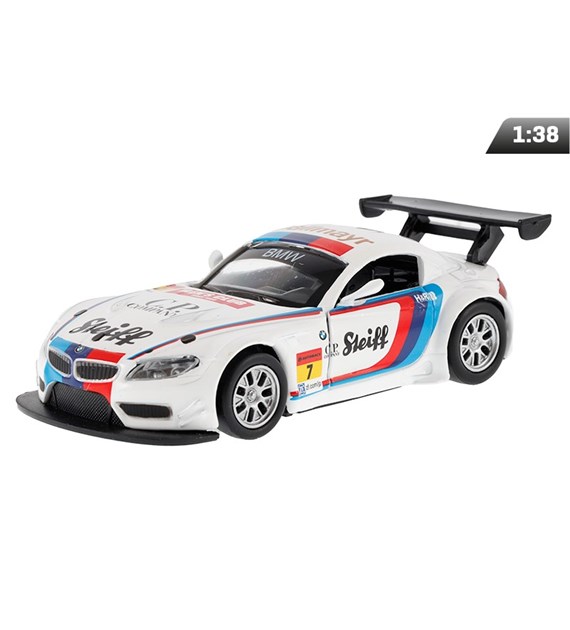 Model 1:38, BMW Z4 GT3, biały
