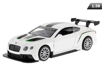 Model 1:43, Bentley Continental GT3, biały