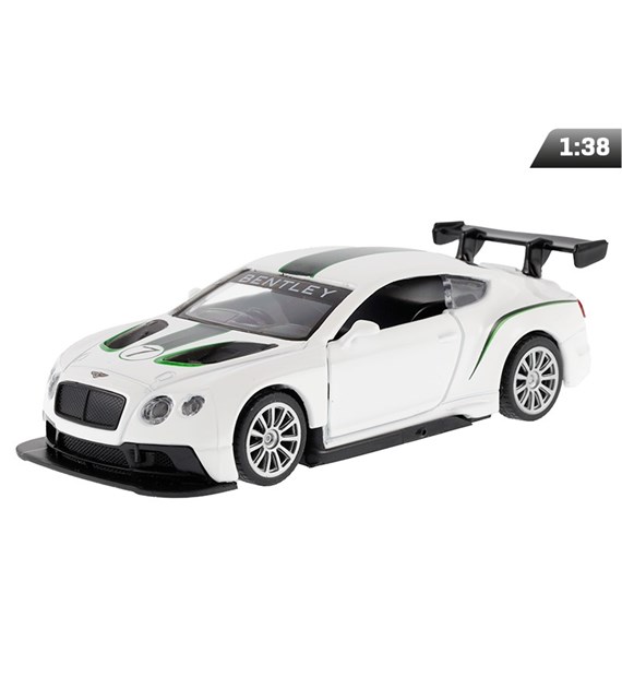 Model 1:43, Bentley Continental GT3, biały