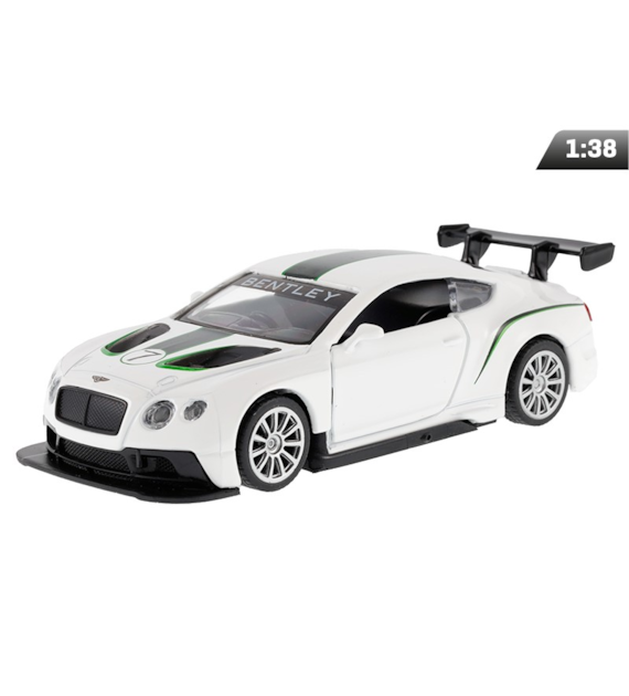 Model 1:43, Bentley Continental GT3, biały
