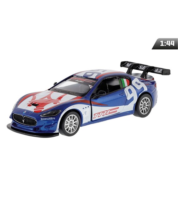 Model 1:43, Maserati GranTurismo MC GT4, niebiesko-biały