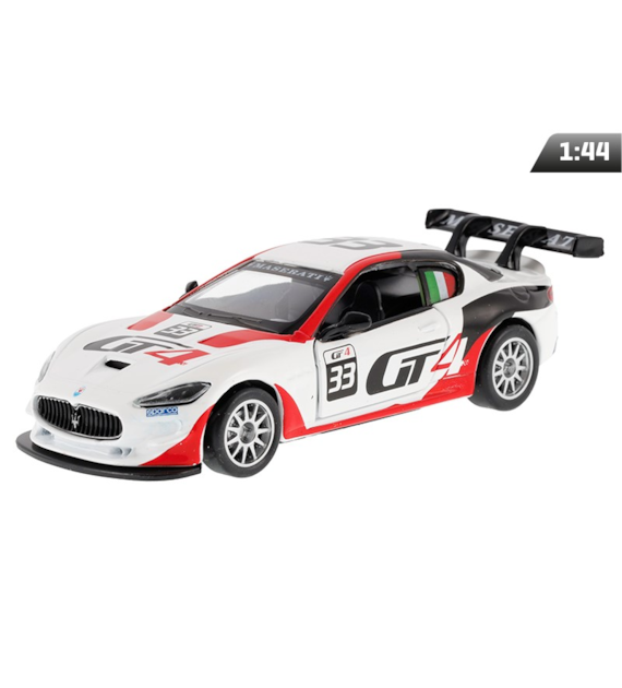 Model 1:43 Maserati GranTurismo MC GT4, white and red
