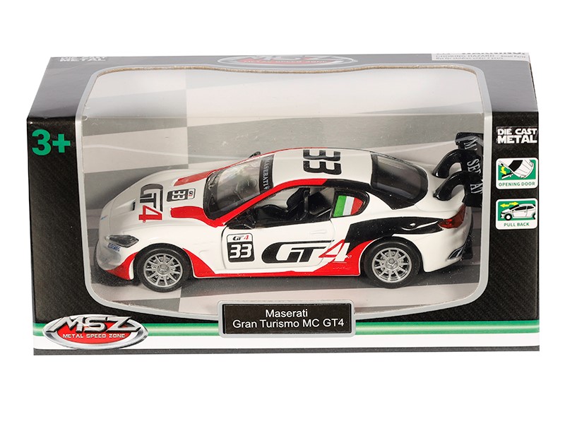 ミニカー Maserati MC GT4  1 of 1,584 pcs CCA 1:32 Maserati Gran Turismo MC GT4 simulation alloy die