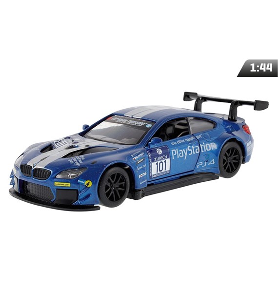 Modell 1:44 BMW M6 GT3, blau