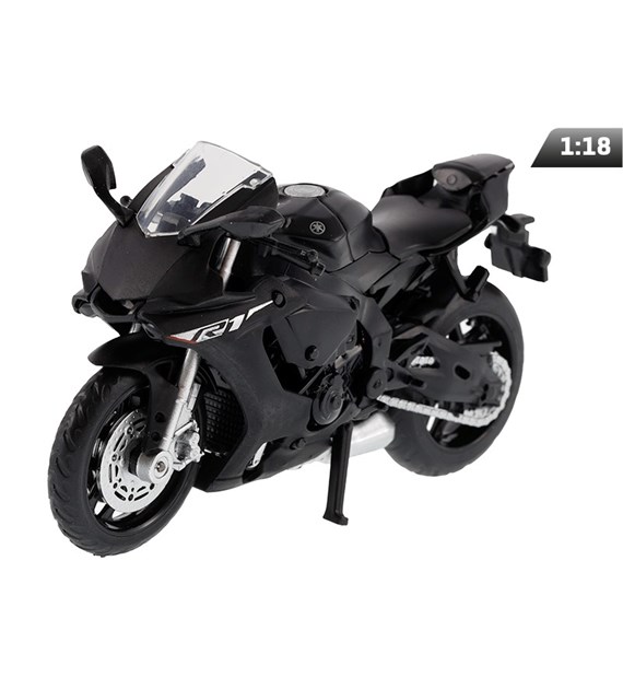 Modell 1:18 Yamaha YZF-R1, schwarz