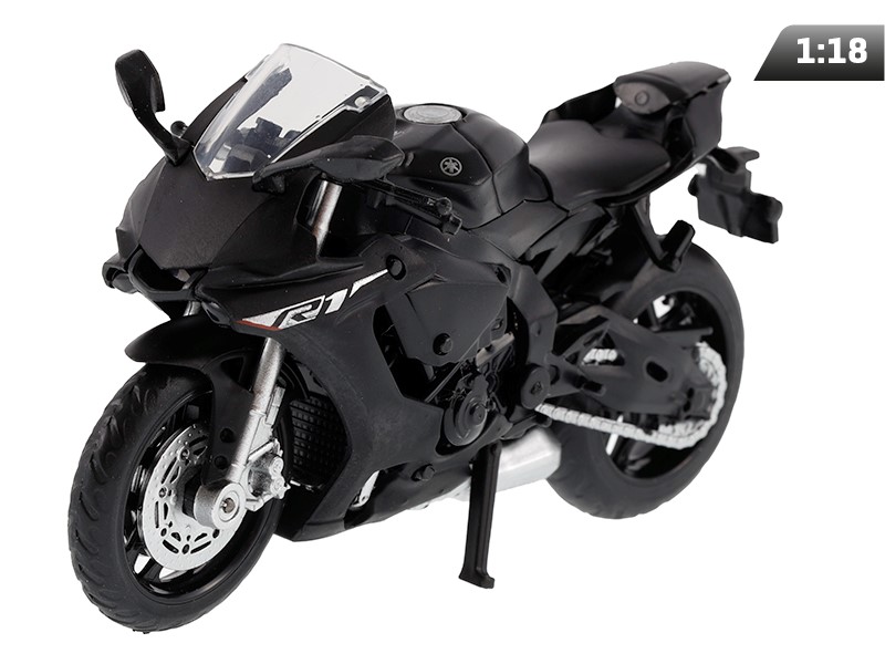 Modèle 1:18 YAMAHA YZF-R1, noir