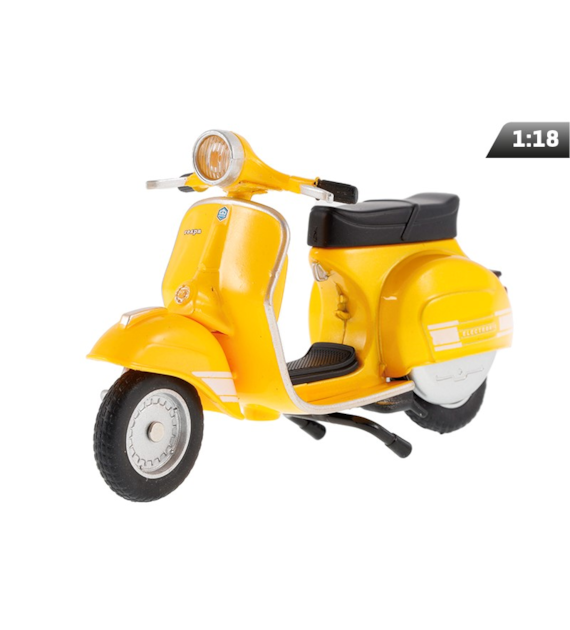 Model 1:18, 1976 Vespa 200 Rally, żółty