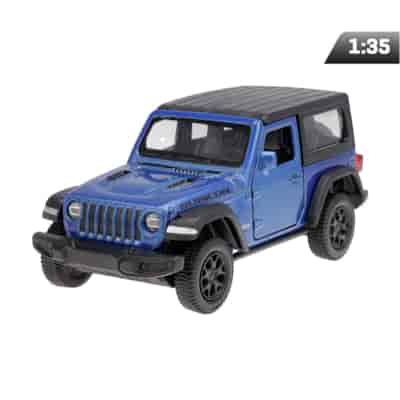 Model 1:35 RMZ  Jeep Wrangler Rubicon 2021 Hard Top, blue