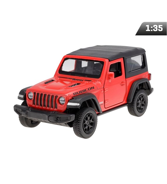 Modèle 1:35 RMZ Jeep Wrangler Rubicon 2021 Hard Top, rouge