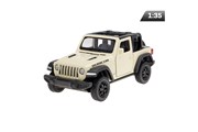 Model 1:35 RMZ Jeep Wrangler Rubicon 2021 Convertible, kremowy