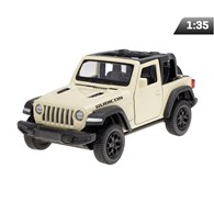 Model 1:35 RMZ Jeep Wrangler Rubicon 2021 Convertible, kremowy