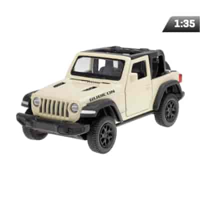Model 1:35 RMZ Jeep Wrangler Rubicon 2021 Convertible, creamy