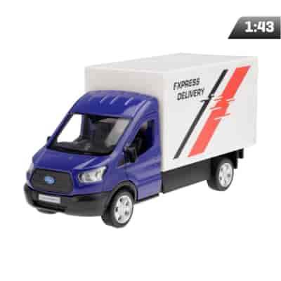 Model 1:43 RMZ Ford Transit Chassis Cab 2018, blue