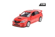 Model 1:36 RMZ Subaru WRX STI 2010, czerwony