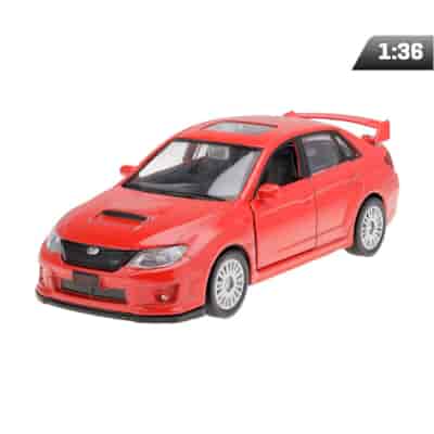 Model 1:36 RMZ Subaru WRX STI 2010, red