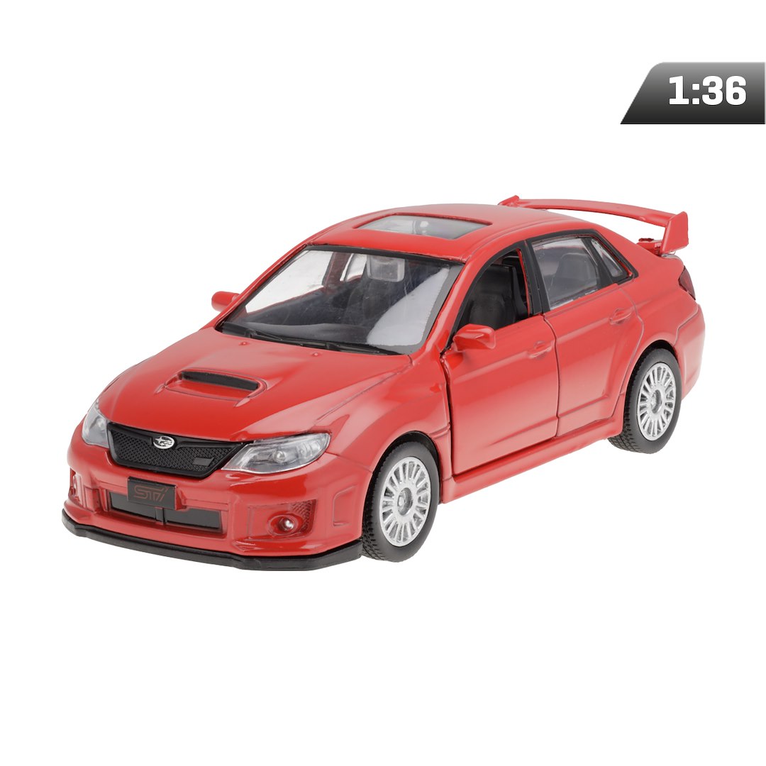 Model 1:36 RMZ Subaru WRX STI 2010, czerwony