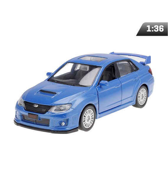 Modèle 1:36 RMZ Subaru WRX STI 2010, bleu