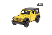 Model 1:35 RMZ Jeep Wrangler Rubicon 2021 - Soft Top, żółty