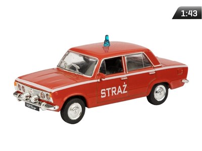 Model 1:43, Fiat 125p Straż, czerwony