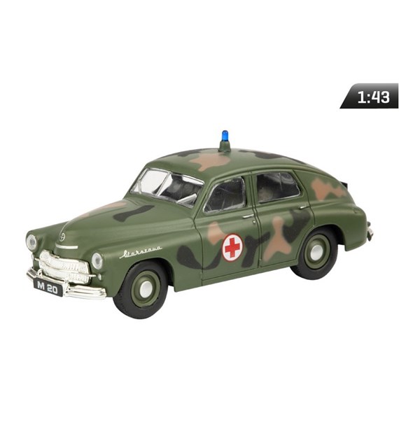 Model 1:43, Warszawa Military Sanitary Service, green