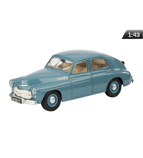 Modèle 1:43 Warszawa M-20 Karol Wojtyła, bleu