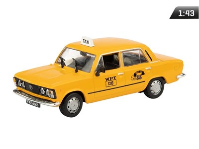 Model 1:43, Fiat 125p  WPT Zmiennicy , pomarańczowy
