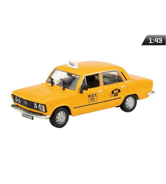 Model 1:43, Fiat 125p  WPT Zmiennicy , pomarańczowy