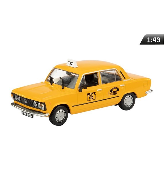 Model 1:43, Fiat 125p  WPT , yellow