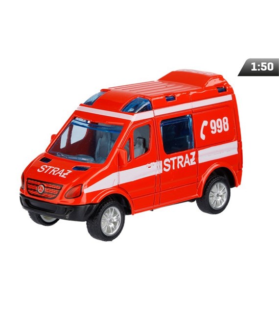 Modell 1:50, Mercedes-Benz Sprinter Mini, FEUERWEHR, rot