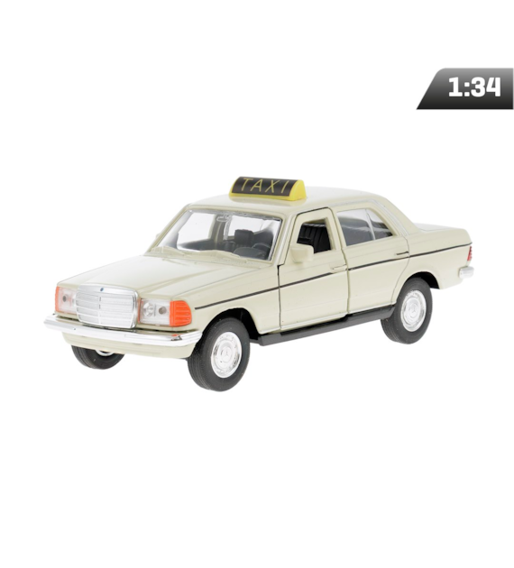 Model 1:34, MERCEDES-BENZ 230E, TAXI, kremowy