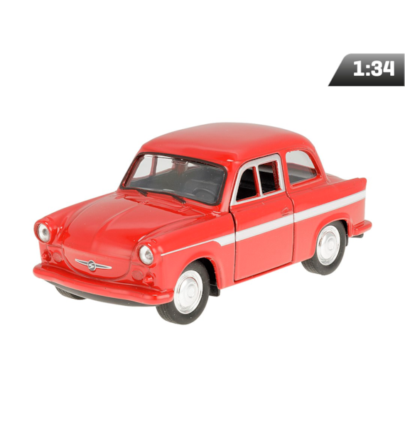 Model 1:34, Trabant P50/P60, red