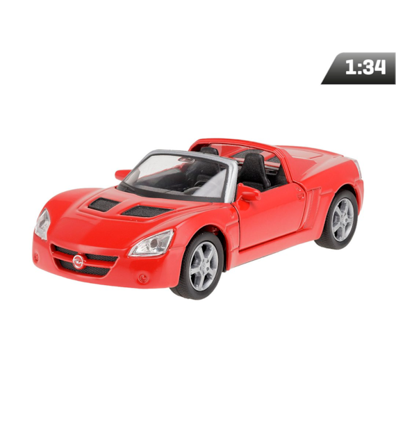 Model 1:34, Opel Speedster 2001, red