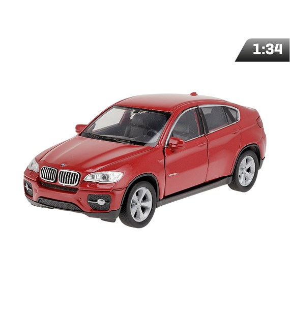 Model 1:34, BMW X6, czerwony