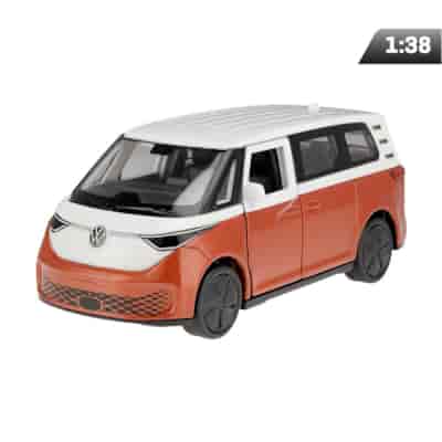 Model 1:34, VW ID BUZZ, biało - czerwony
