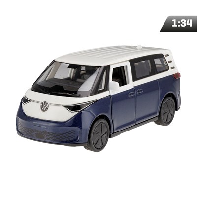 Model 1:34, VW ID BUZZ, biało - granatowy