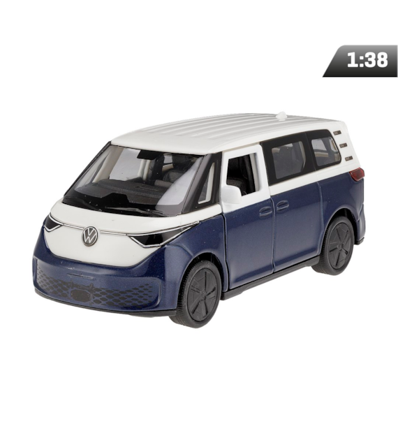 Model 1:34, VW ID BUZZ, biało -granatowy