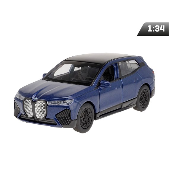 Model 1:34, BMW iX, niebieski