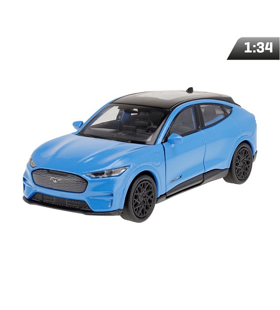 Model 1:34, Ford Mustang mach-E CT 2023, niebieski